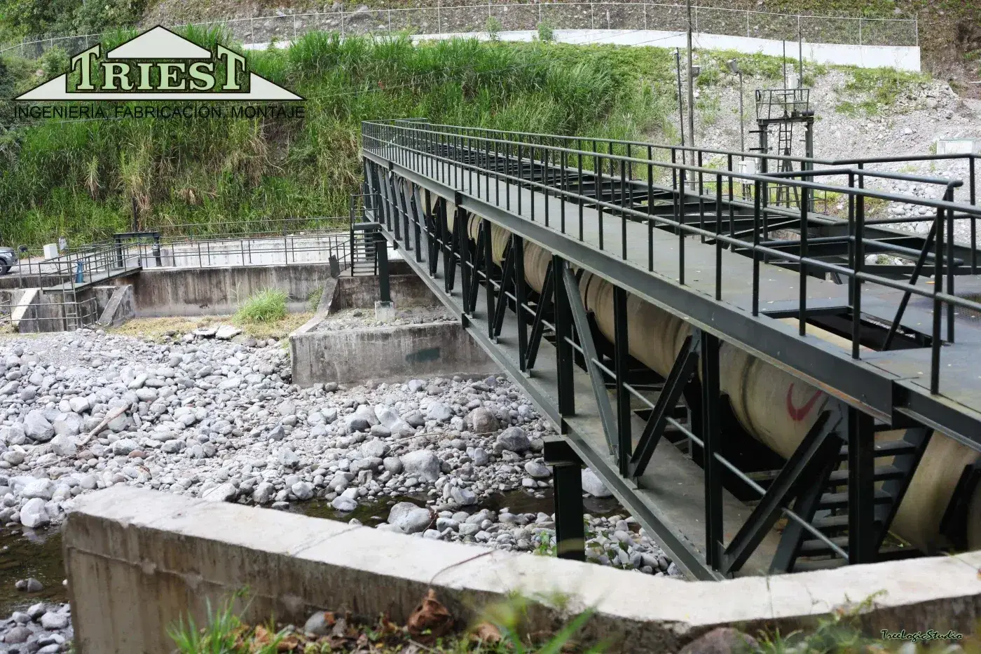 Central Hidroeléctrica Macano - Pasarelas de Fabricación